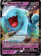 Wobbuffet V 086/202 Holo Ultra Rare Sword & Shield Pokemon TCG Card