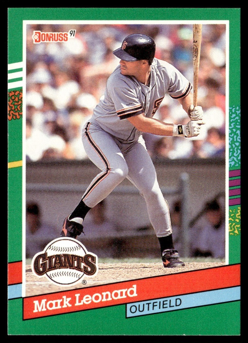 1991 Donruss Mark Leonard Rookie San Francisco Giants #526