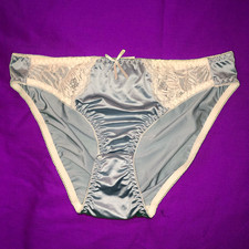 Vintage Style Satin Bikini Panties