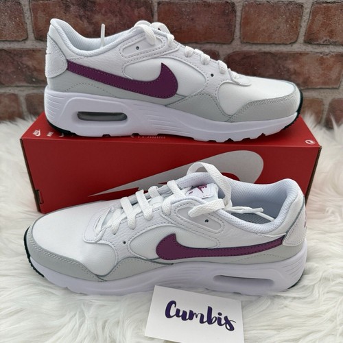 Nike Air Max SC White/ Fucsia Women's Walking Athletic Size 10- CW4554 122 - Picture 2 of 9