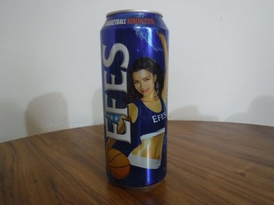 2016 Euroleague Basketball/Berlin/Cheerleader ''Efe's'' foreign beer can Nice!
