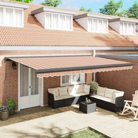Markise Ausziehbar 500 X 300 Cm Sonnenschutz Terrasse Balkon Garten