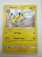 Pokémon Pikachu TCG Burning Shadows Card 40/147 Regular Common