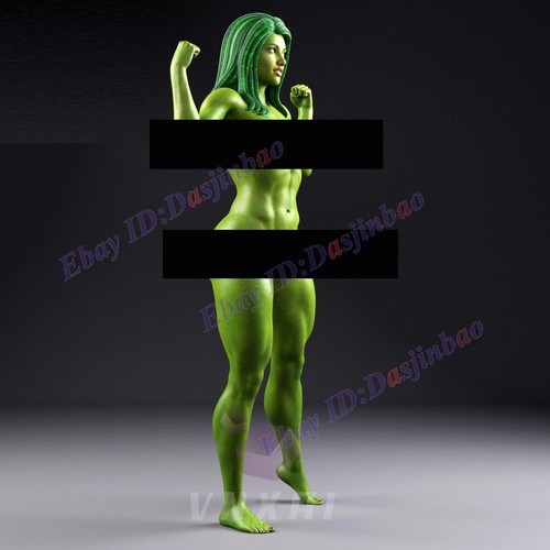 She Hulk 1/8 1/6 1/4 3D Print Model Kit Unpainted Unassembled NSFW - 第 3/4 張圖片