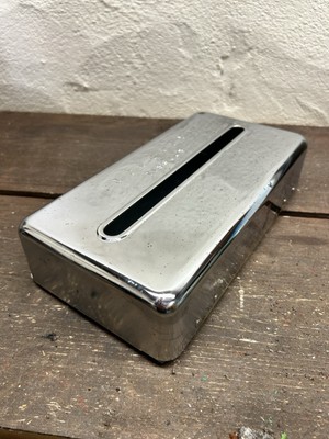 Vintage Mid Century Kleenex Chrom Tissue Box Halter Bad Retro