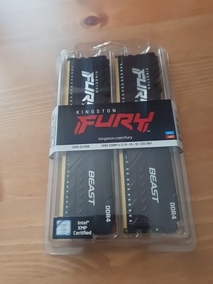 Kingston Fury Beast DIMM 32 GB DDR4-3200 Kit Arbeitsspeicher - Schwarz...