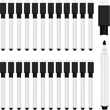Bla Magnetic Dry Erase Markers with Eraser , White Board Mini Dry