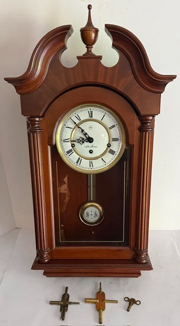 Vintage Seth Thomas Triple Chime Wall Clock #1779-Tested