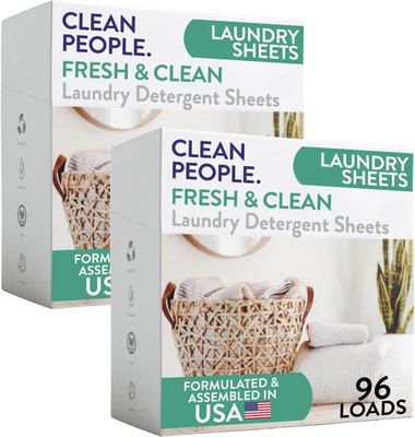 The Clean People Laundry Detergent Sheets - Laundry Soap - Ultra Concentrated, R