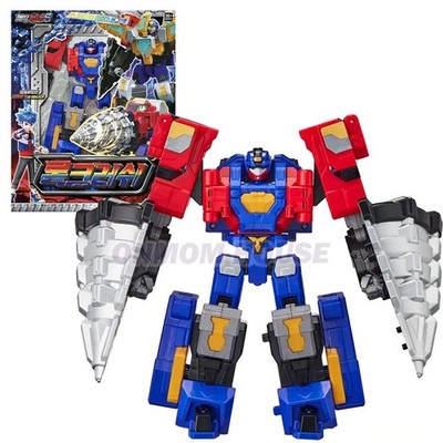 Metal Cardbot S ROCK CRUSH Drill Tank Transformer Robot Car Toy