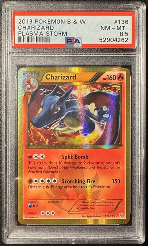 Charizard graded PSA 8.5 for sale on eBay