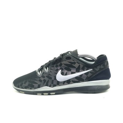 Nike Damen Free TR Fit 5 Sneaker Schwarz Mesh Low-Top Atmungsaktiv EU 36.5