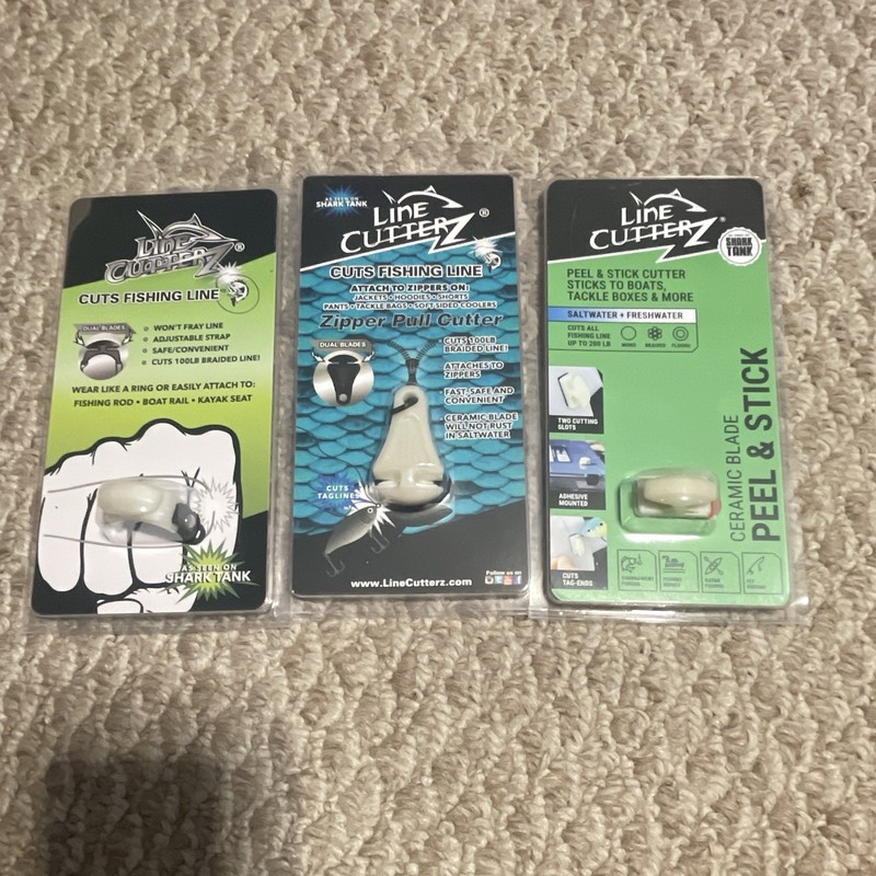  Line cutterz Zipper Pull & Ring Line Cutters Peel & mountable cutters 