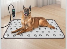 New XXL Dog Heating Pad 47" X 30" with Smart Thermostat Switch Power Line