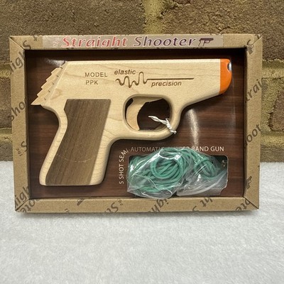 Elastic Precision Model PPK Rubber Band Gun Made From Solid Hardwoods