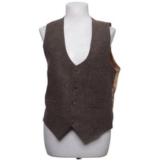 Anzugweste, Größe: 38, Braun, Fischgräte, Tweed, Damen #zqj