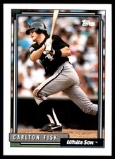 Carlton Fisk 1992 Topps #630 White Sox MLB READ FREE SHIPPING AutographDen
