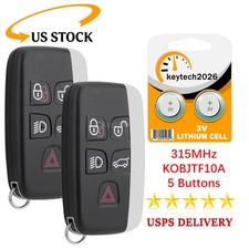 2 Smart Key Fob For Land Rover Discovery Lr4 Range Rover Sport Evoque 2011-2018