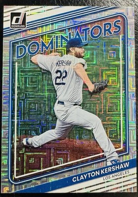 Clayton Kershaw 2022 Donruss #D-1 Los Dodgers Dominators Vector