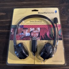 Rosetta Stone Headset Microphone USB For Language Learning Software New Sealed