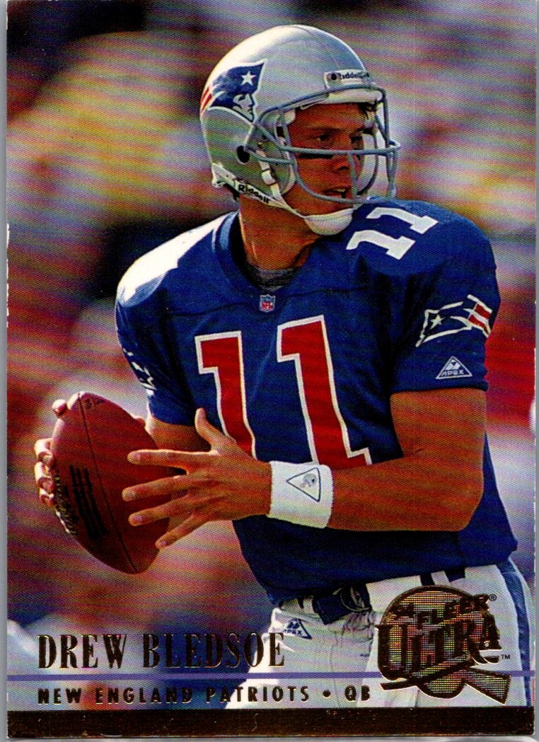 1994 Ultra #196 Drew Bledsoe New England Patriots
