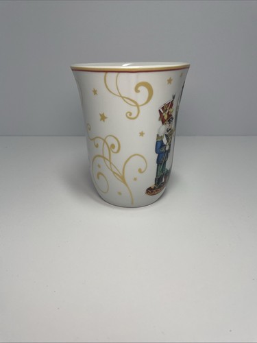 Tazza Schiaccianoci Williams Sonoma Twas La Notte Prima di Natale Accenti Oro - Foto 4 di 6
