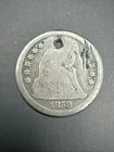1858-S Seated Liberty Dime,Very Low Mint