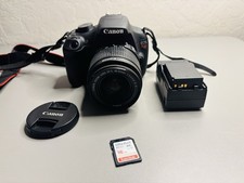 CANON EOS REBEL T5 DIGITAL SLR CAMERA W/ EF-S 18-55MM 1:3.5-5.6 IS II & SD Card