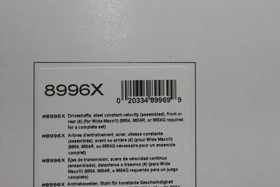 Traxxas 8996 X CVD Drive Shafts Set Complete for WideMaxx MAXX NEW in OVP - Image 2 of 3