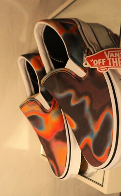 Nwt Men's Vans 721356 Dark Aura Men's Psychedelic Trippy Redd festival rare 9