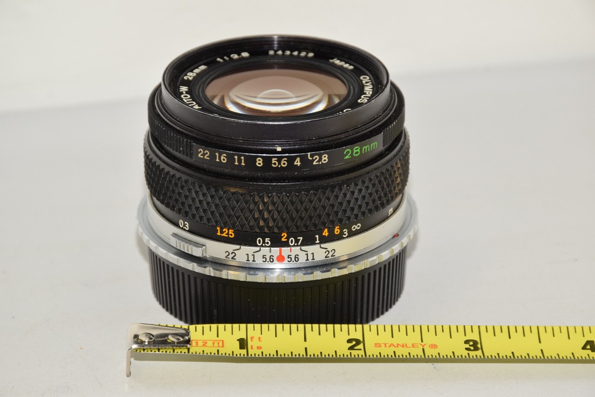 【美品】動作◎ オリンパス Zuiko auto-w 28mm F2.8 112 Olympus 28mm f2 Zuiko Auto-W - Lens – Kamerastore