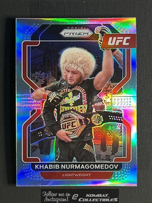 Carte Panini Prizm UFC 2022 – Khabib Nurmagomedov #196 Silver Prizm (Near Mint)