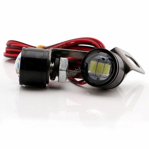 1Pair 5630 3SMD Motorcycle Headlight LED Strobe Light Driving Fog Lamp Spotlight - Picture 4 of 12