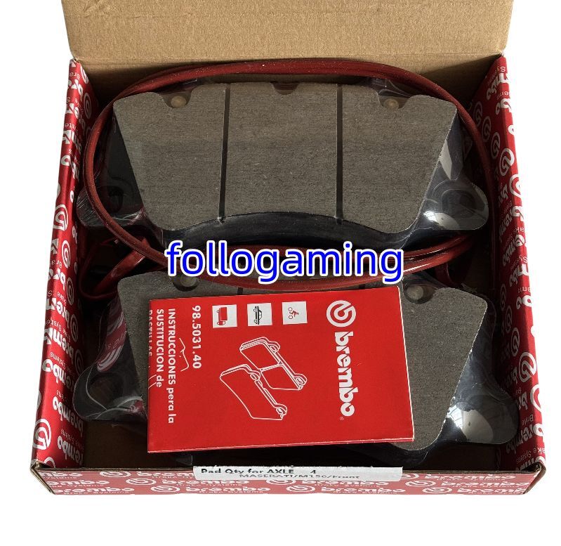 OEM Ferrari 488 Front Brake Pad Kit With Wear Sensors 70003278