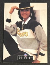 1991 Pro Line Portraits Spirit Collectible Toni Lipps Wives Card #5 Steelers