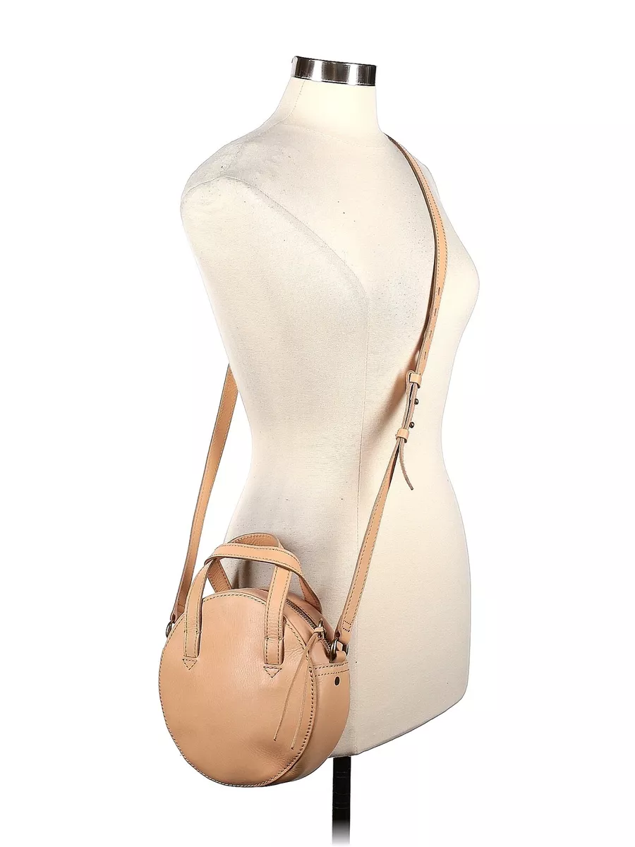 MADEWELL The Juno Circle Crossbody Bag in Beige Leather eBay