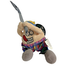 NWT Retro Silly Slammers 34 McDivot Golfer Bean Bag Toy Plush Works