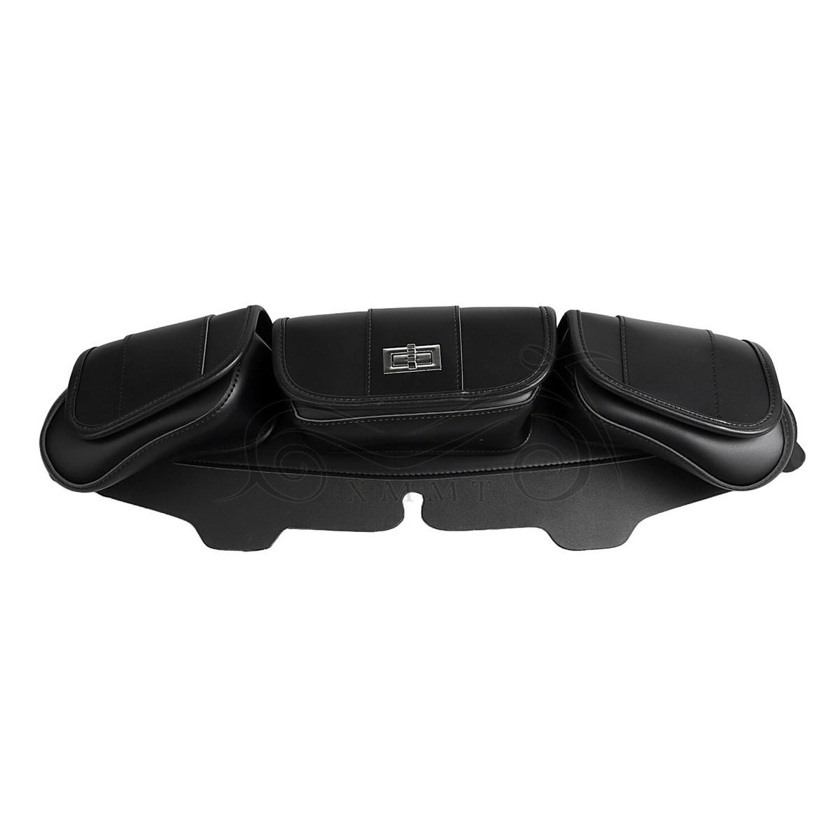 Motorcycle Batwng Farng Wndsheld Saddle 3 Pouch Bag For Harley - View #5