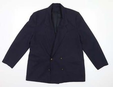 Burton Womens Blue Jacket Blazer Size 16
