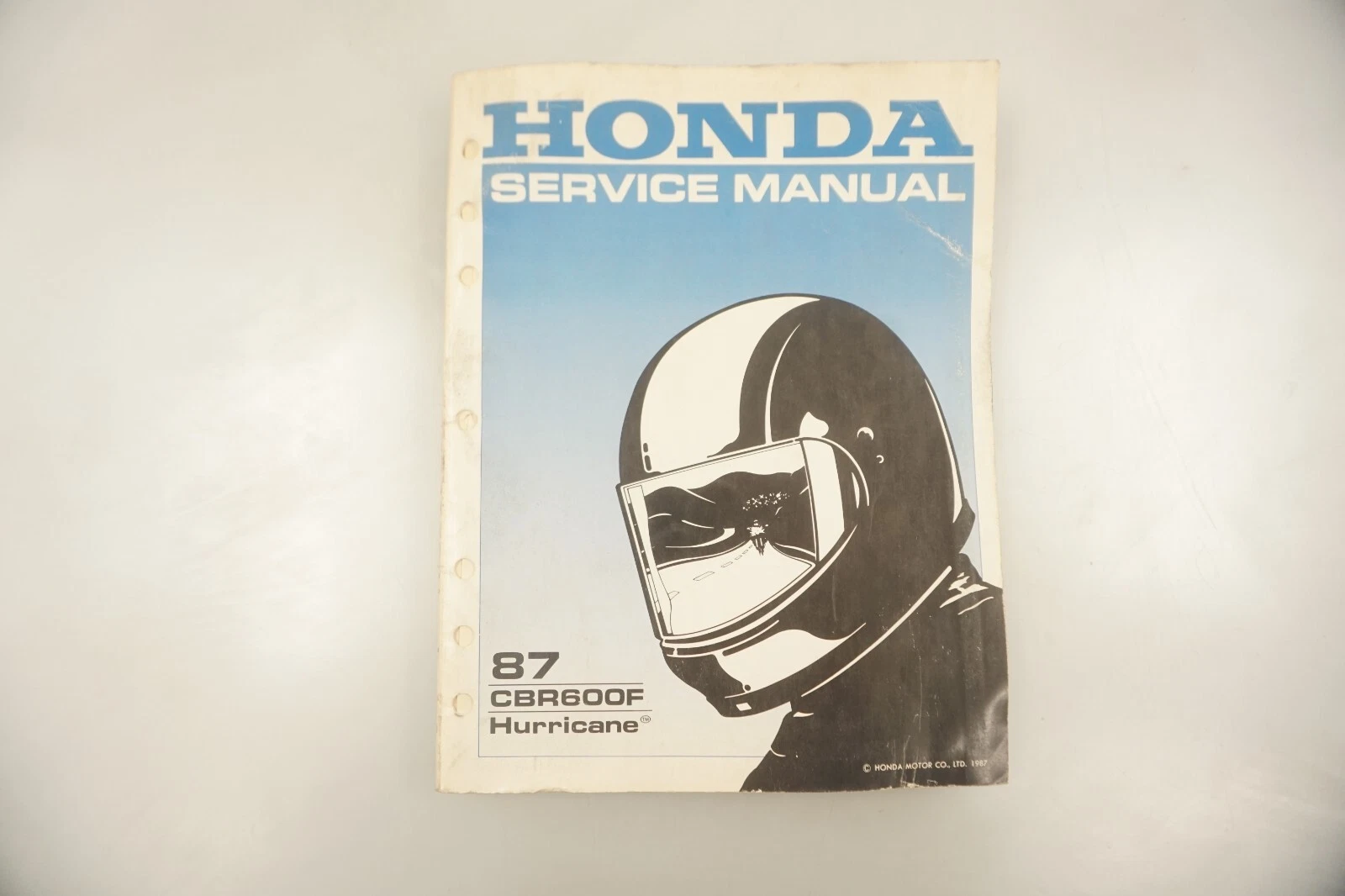 1987 Honda CBR 600F Hurricane OEM Motorcycle Service Manual 61MN400