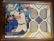 2017 Panini Elite Extra Edition Baseball MAX PENTECOST quad jersey card-112/149