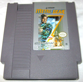 metal gear authentique version originale nintendo nes eec