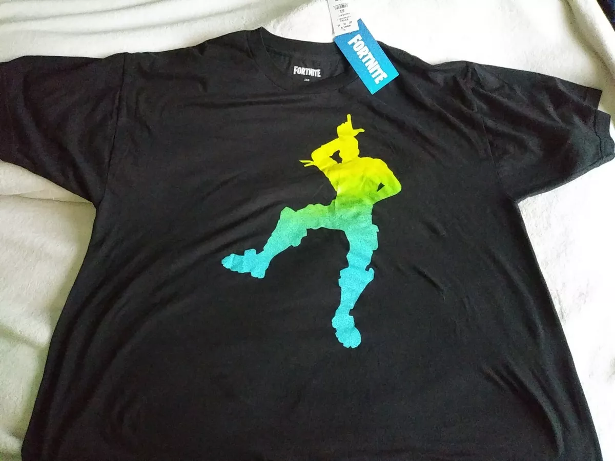 Fortnite Mens T Shirt 2XB Loser Dance Black NWT