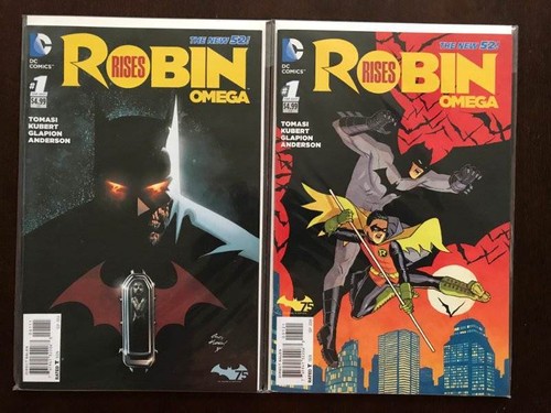 Robin Rises: Omega Comic Book Lot, 2 Issues, New 52, Vol. 1, NM, Variant