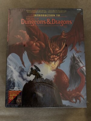 RARE *** BRAND NEW, 1995 Introduction to Advanced Dungeons & Dragons D ...