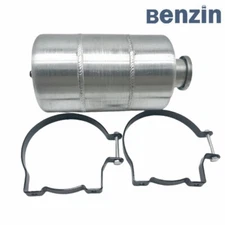 Gas Tank /Fuel Tank 6'' x 10" Vertical 1 Gallon 1/4'' NPT Outlet Aluminum Spun