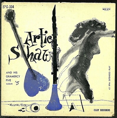 Artie Shaw and His Gramercy Five Album #5 45 EP PLAY TESTED