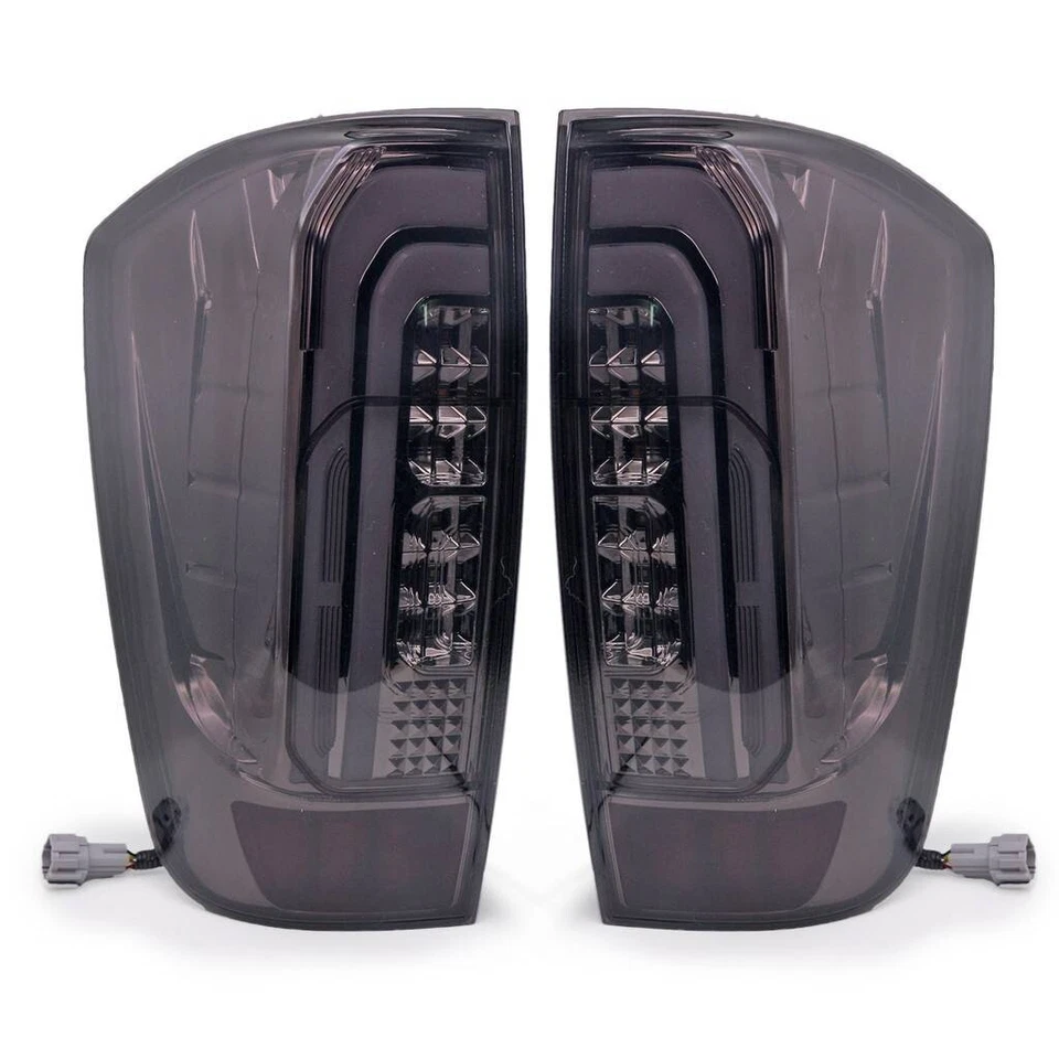 Lente de humo D4 luces traseras LED moldura para Nissan Navara NP300 D23 2015-2019 Foto 4 de 4