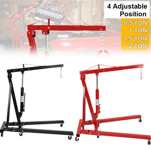 2 TON Heavey Duty Engine Motor Hoist Cherry Picker Shop Crane Lift 4409LBS FAST - Picture 3 of 48