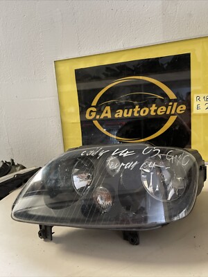 VW Caddy Touran main headlights headlights front headlights left